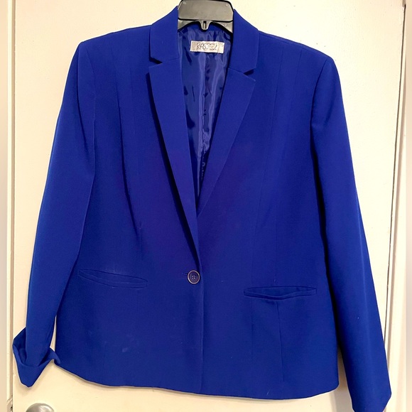Kasper One Button Blazer - Picture 1 of 2